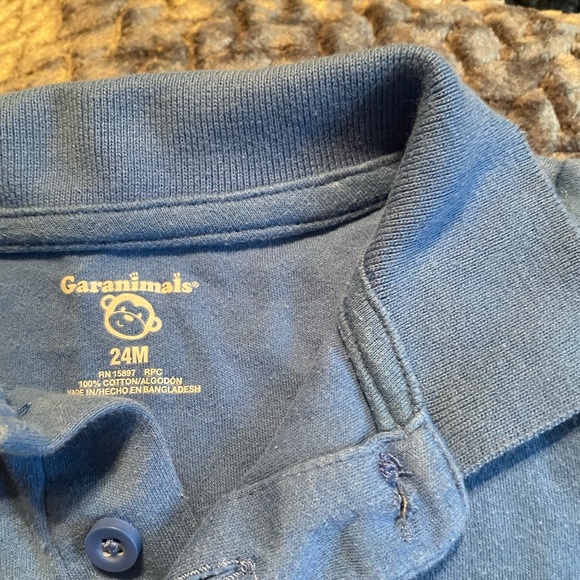 Lot of 3~Baby Boy’s Jeans, Onesie w collar, plaid drawstring shorts Size:18-24 M - Picture 3 of 10